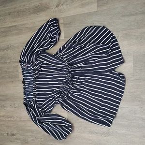 Toxik striped romper